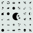 © rashadaliyev - stars and moon icon. Space icons universal set for web and mobile