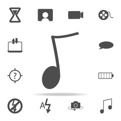 Poster - musical note icon. web icons universal set for web and mobile