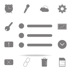 Poster - menu application button icon. web icons universal set for web and mobile