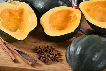 Poster - Acorn squash with spices