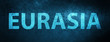 Eurasia special blue banner background