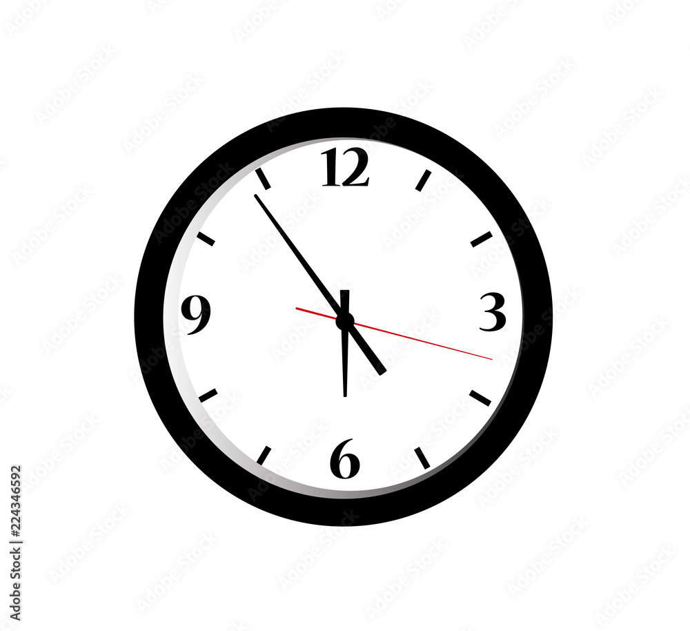 Alarm clock icon, vector. 