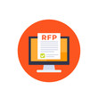 © nexusby - RFP, request for proposal icon, vector