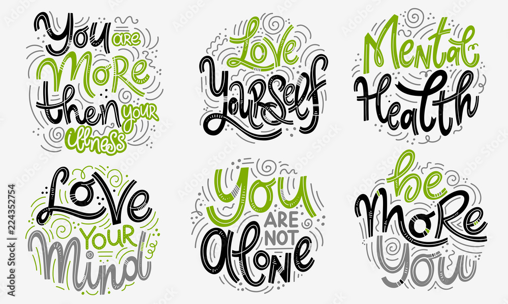 Door Stickers Motivational And Inspirational Quotes Sets