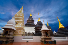 Wat Den Slaee Sri Muang Gan Panorama Temple (Wat Ban Den), The Beautiful Temple In Chiang Mai, Thailand