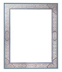 Silver frame for paintings, mirrors or photo