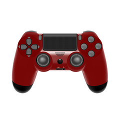 Canvas Print - Game joystick in vector.Gamepad for the game console in vector.