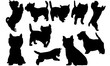 Westie dog Dog svg files cricut,  silhouette clip art, Vector illustration eps, Black Dog  overlay