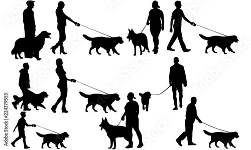 Download Walking A Dog Svg Files Cricut Girl Walking A Dog Silhouette Clip Art Boy Walking A Dog Vector Illustration Eps Morning Walk Black Dog Overlay Buy This Stock Vector And Explore Similar PSD Mockup Templates