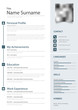© plisman - Professional personal resume cv in the light blue design