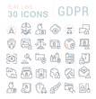 © M.Style - Set Vector Line Icons of GDPR.