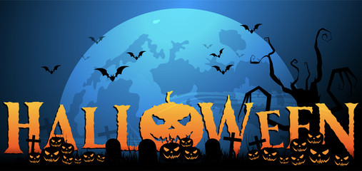 Poster - Halloween, zucche, zucca, paura, tutti i santi