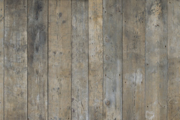 Wall Mural - Stained, vertical boards. Texture of wood.