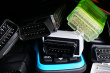 Bunch Of OBD2 Car Scanners And Diagnostic Interfaces 