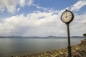 Wall Mural - Lake Bracciano (Lazio, Italy)