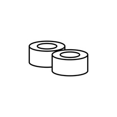 Poster - land icon. Element of fast food for mobile concept and web apps icon. Thin line icon for website design and development, app development