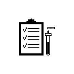 Poster - document, exam icon. Element of genetics and bioengineering icon. Premium quality graphic design icon. Signs and symbols collection icon for websites, web design, mobile app