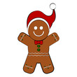 © lar01joka - Christmas gingerbread cookie cartoon character