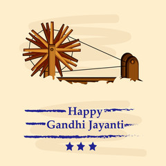 illustration of elements of Gandhi Jayanti background. Gandhi Jayanti is a national festival celebrated in India to mark the occasion of the birthday of Mohandas Karamchand Gandhi
