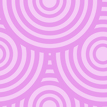 Abstract Vector Pattern Illustration Of Circle Pink Shapes