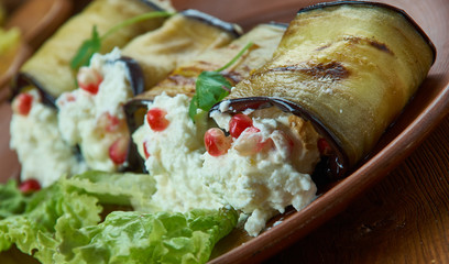 Canvas Print - Armenian Eggplant Rolls