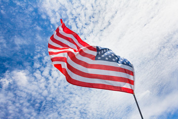 USA flag background, Independence Day, July Fourth symbol