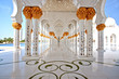 Sheikh Zayed Grand Mosque in Abu Dhabi Interior