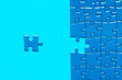 © alexmia - Blue puzzles, the concept of success
