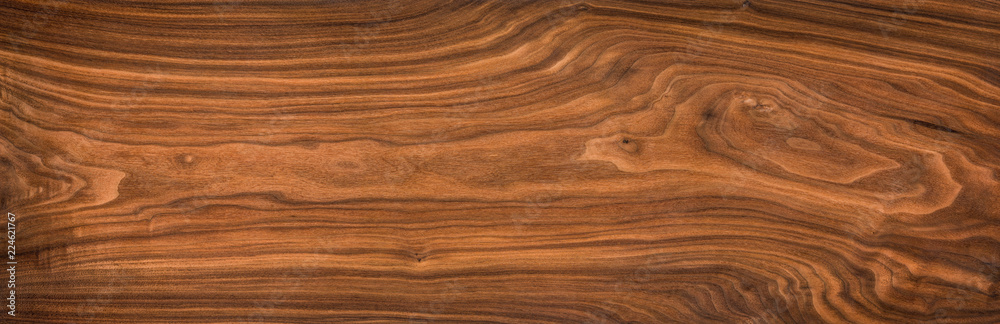 Super long walnut planks texture background.Walnut wood texture.Texture element	 - obrazy, fototapety, plakaty 