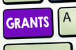 © Artur - Handwriting text writing Grants. Concept meaning agree to give or allow something requested someone Authorize action.
