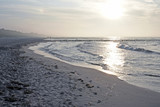 Fototapeta Morze - sunset on the beach