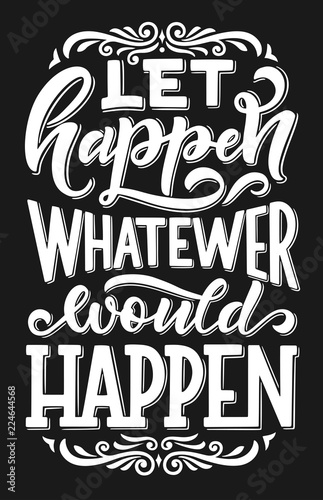 Fotografía Quotation sign, motivational wish or slogan