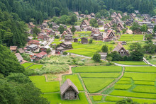 Japanese Traditional Village Of Shirakawago
