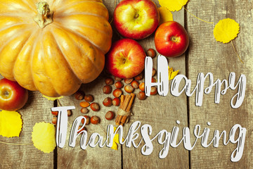 Sticker - Happy Thanksgiving text