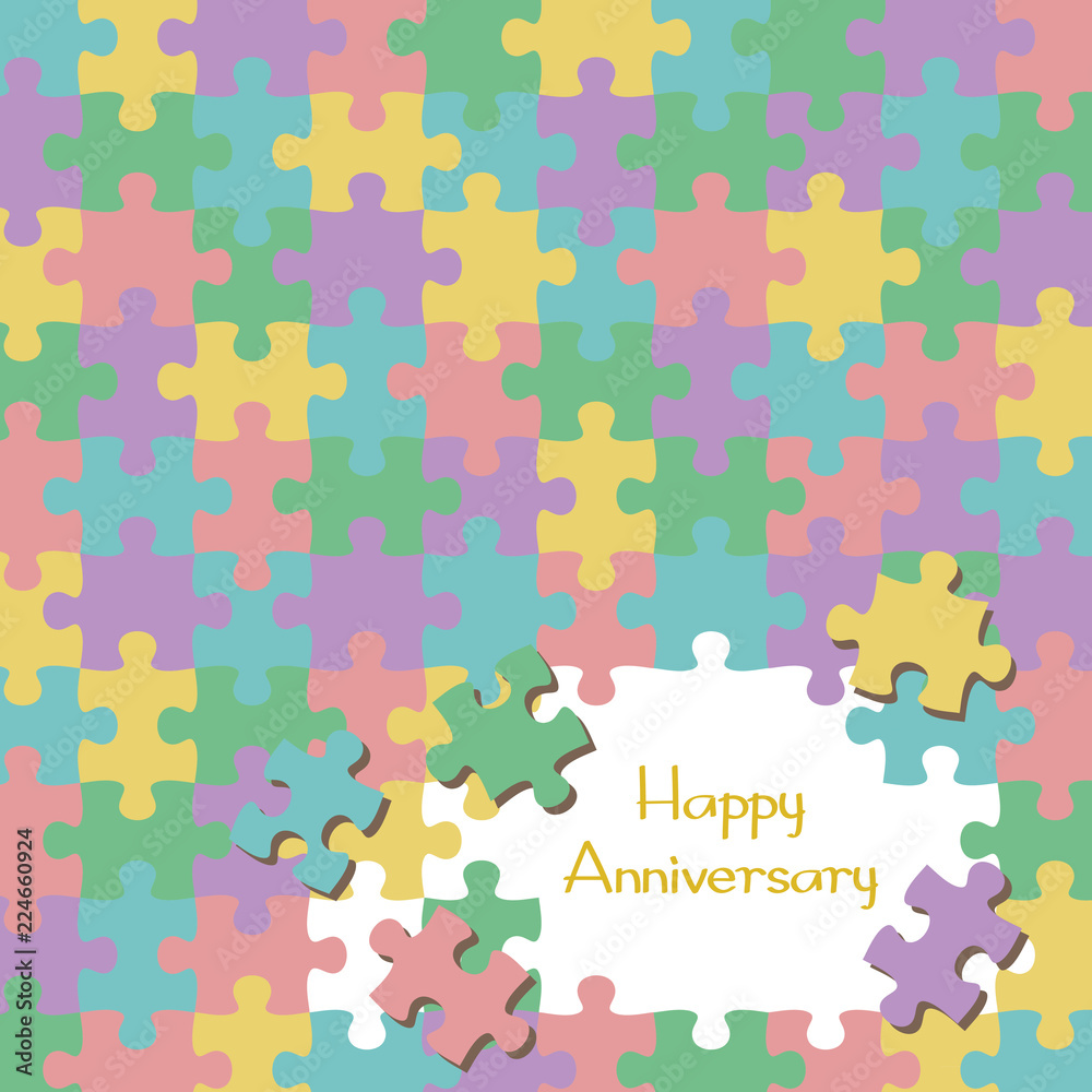 ジグソーパズル　背景　テンプレート