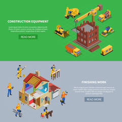 Poster - Construction Horizontal Banners Collection