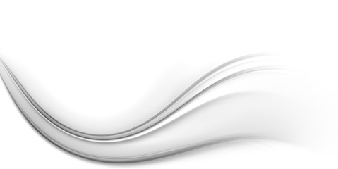 Wall Mural - white background for design with fractal wave