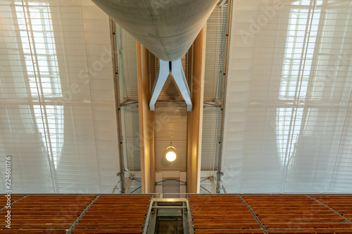 Modern Ceiling Designs With Elements Of Wood Metal And Concrete