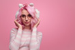 © kegfire - Charming hipster woman wearing earmuffs