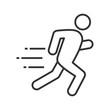 © IMG visuals icons - Running man linear icon