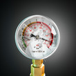 broken pressure gauge