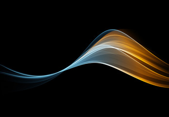 Poster - Vector Abstract shiny color wave design element