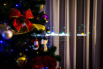 Purple Christmas Tree Decoration Ball 