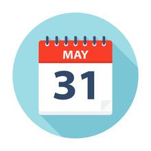 May 31 - Calendar Icon
