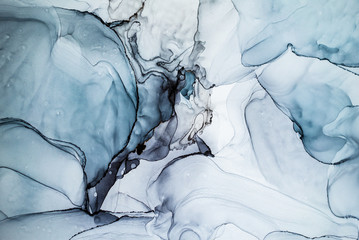 Plakat lód wzór pejzaż woda obraz