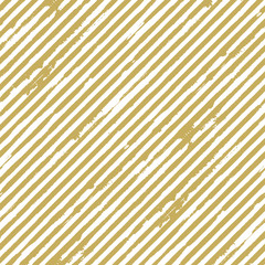 Poster - Vector seamless pattern with golden grunge stripes.