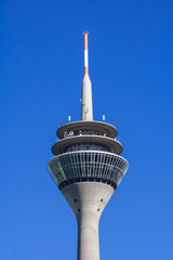 Rhenus - Der Düsseldorfer Fernsehturm ist ein bekanntes Wahrzeichen der Landeshauptstadt von Nordrhein-Westfalen