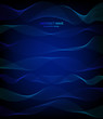 © Sergey - Abstract wave element for design. Digital frequency track equalizer. Stylized line art background. Colorful shiny wave with lines created using blend tool. Curved wavy line, smooth stripe. Vector.