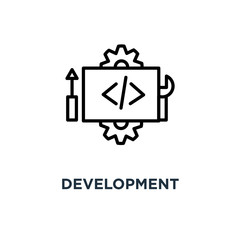 development icon. development concept symbol design, vector illustration