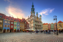 Architecture Of The Main Square In Poznan, Poland.